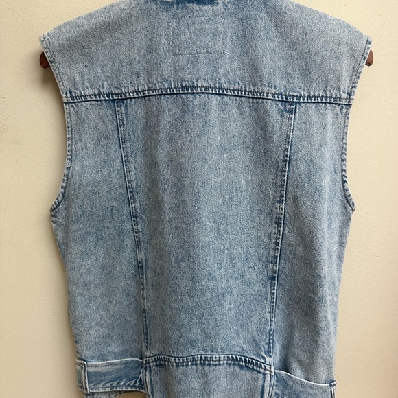 BlankNYC Light Blue Denim Vest - Picture 5 of 6